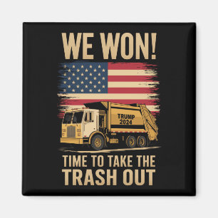 Aimant Trump 2024 Nous avons gagné Victoire Investiture 2