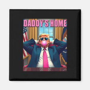 Aimant Trump 2024 Take America Ck Daddy's Home Pink Bubl