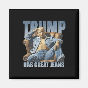 Aimant Trump a de super jeans drôle rétro