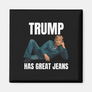 Aimant Trump a de super jeans drôle style de mème super 
