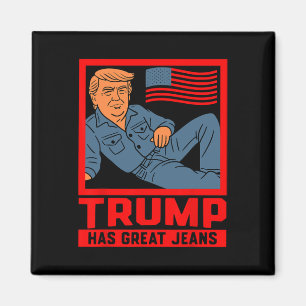 Aimant Trump a de super jeans drôles de cadeaux d'humour
