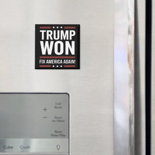 Aimant Trump a gagné MAGA Trump vainqueur 2024 Réparer l'