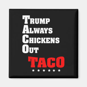 Aimant Trump abandonne toujours les tacos commerce Mème d
