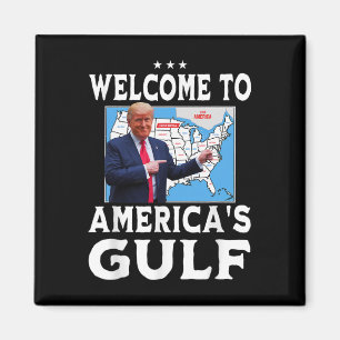 Aimant Trump Amérique du Golfe du Mexique Président Trump