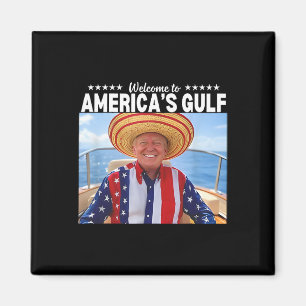 Aimant Trump Bienvenue dans le Golfe des États-Unis 2