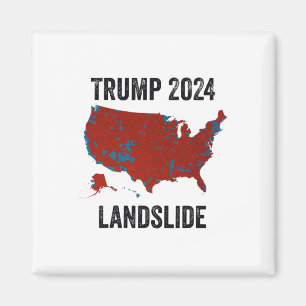 Aimant Trump - Carte des élections de 2024 à la suite d'u