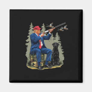 Aimant Trump Chasse au canard Donald Trump Vieux Camoufle