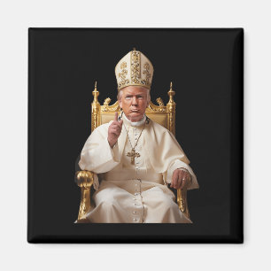 Aimant Trump Comme Église Vatican Pape Vatican chrétien