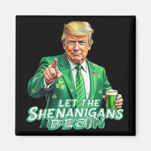 Aimant Trump Drôle Que Les Shenanigans Commencent À St pa