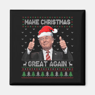 Aimant Trump drôle Rendre Noël super à nouveau moche sueu