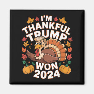 Aimant Trump Drôle Thanksgiving Je Remercie Trump Won 202