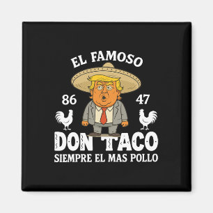 Aimant Trump drôle toujours poules dehors mème Let's Go T