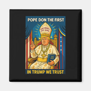 Aimant Trump en pape de l'Eglise du Vatican - Le pape Tru