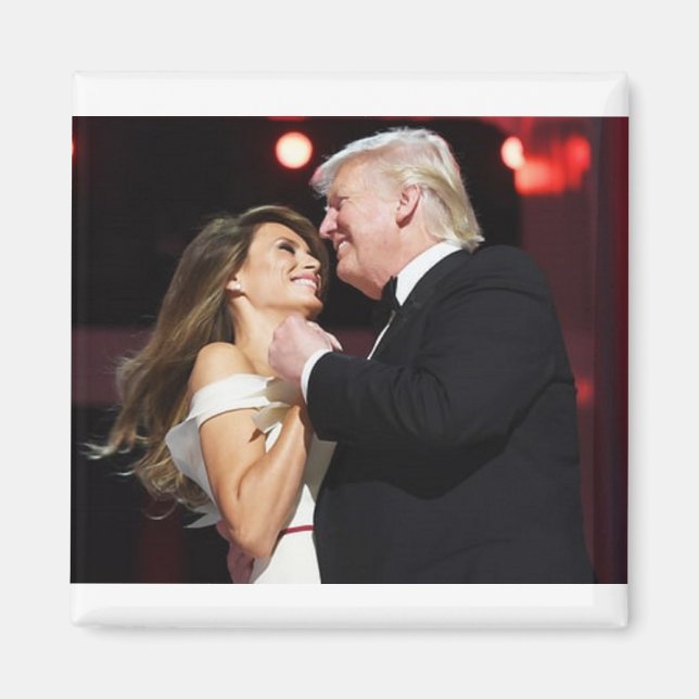 Aimant Trump-et-Melania (Devant)