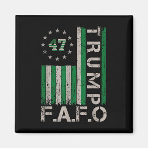 Aimant Trump Fafo F Around Découvrez-Nous Drapeau St. Pat