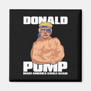 Aimant Trump Funny le 4 juillet Donald Pump