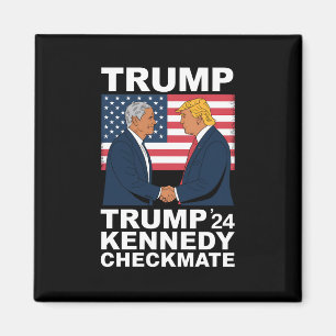 Aimant Trump Kennedy Échec et Mat 2024 Votez Trump Kenned