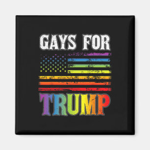 Aimant Trump Lgbt Pride Gay Rainbow Flag Vote Republic