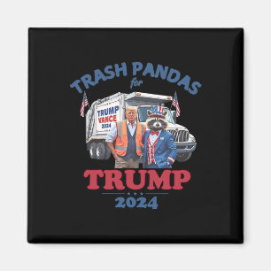 Aimant Trump Poubelle Raton Laveur Pour Trump 2025
