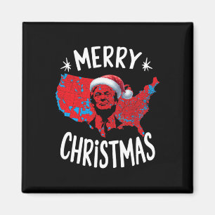 Aimant Trump Red Election Map Joyeux Noël Trump Winne