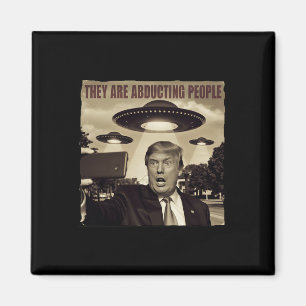 Aimant Trump Selfie Ufo Enlèvement d'Aliens