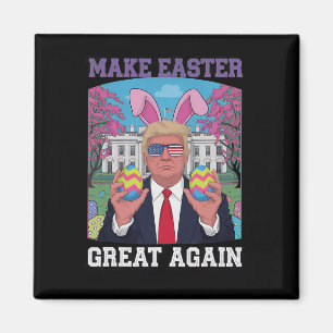 Aimant Trump souhaite joyeusement Pâques - Faire de la Gr