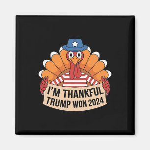 Aimant Trump Thanksgiving 2024 Chemise Je suis Remercié T