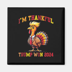 Aimant Trump Thanksgiving Je Remercie Trump d'avoir rempo