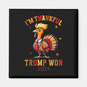 Aimant Trump Thanksgiving Je remercie Trump Won