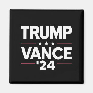 Aimant Trump Vance 2024 Pour Président VP Élections USA