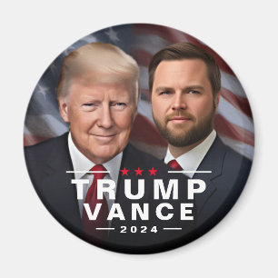 Aimant Trump Vance 2024 Président républicain VP
