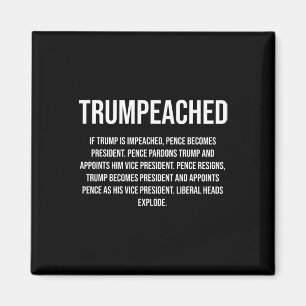 Aimant Trumpeaché pour républicain pro-Trump et conservat