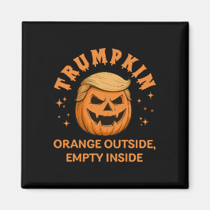 Aimant Trumpkin Orange Dehors Vide À L'Intérieur De Funny