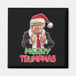 Aimant Trumpmas - Le Père Noël Donald Trump