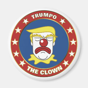 Aimant Trumpo le clown - bande dessinée de Donald Trump
