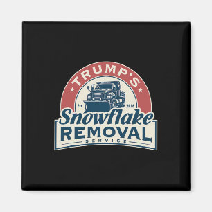 Aimant Trump's Snowflake Removal Service Funny Trump 2024