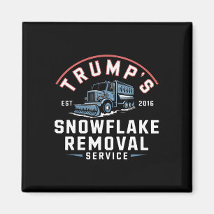 Aimant Trumps Snowflake Service de suppression Funny Trum