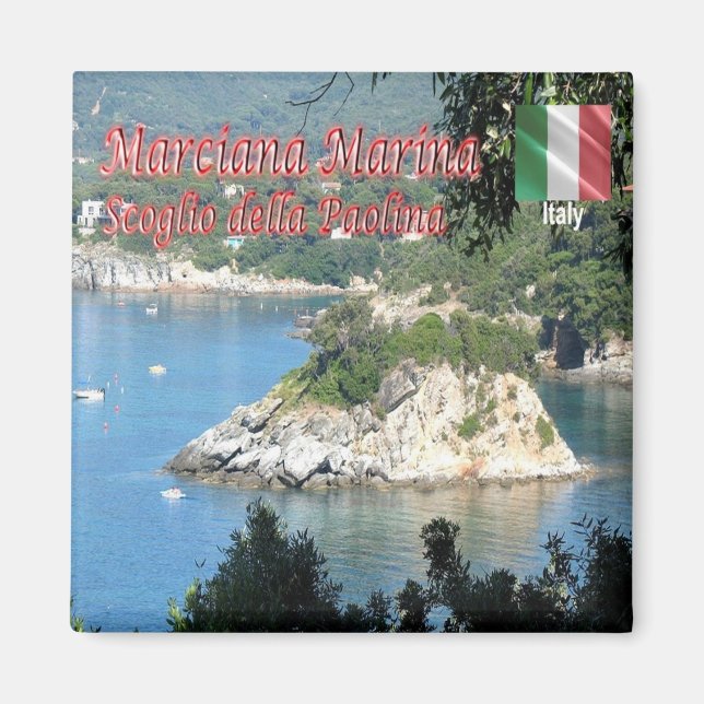 Aimant TSC082 MARCIANA MARINA - Île ELBA - Réfrigérateur (Devant)