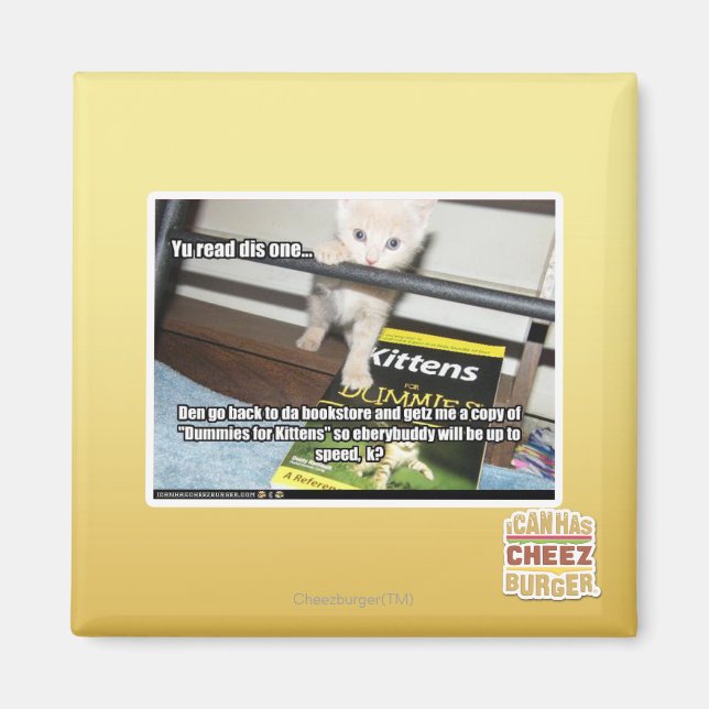 Aimant Tu es rouge, dis-en un. (Devant)