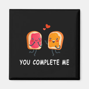 Aimant Tu Me Complètes Mignon Saint-Valentin Beurre De Ca
