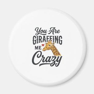 Aimant Tu Me Rends Fou Avec Cette Chemise Drôle De Girafe