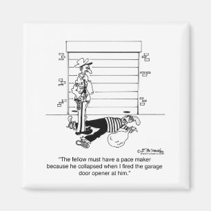 Aimant Tué Par Un Ouvert De Porte De Garage