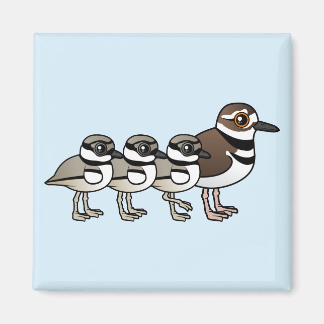 Aimant Tueur et trois poussins (Devant)