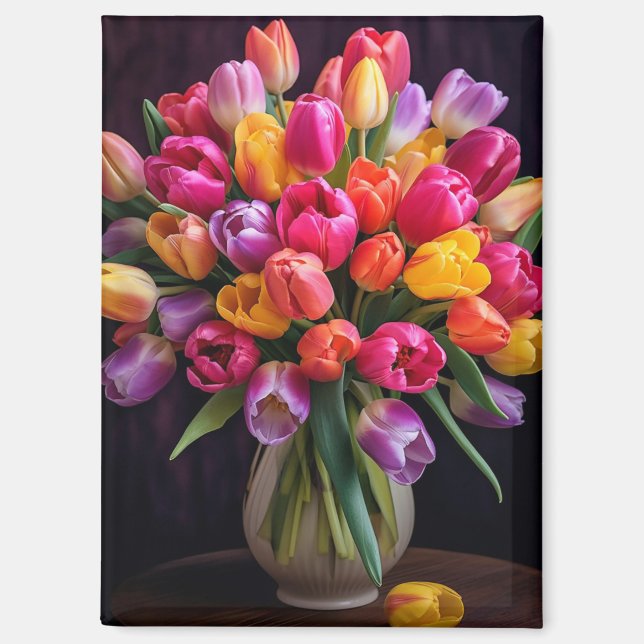 Aimant Tulipes   (Recto)