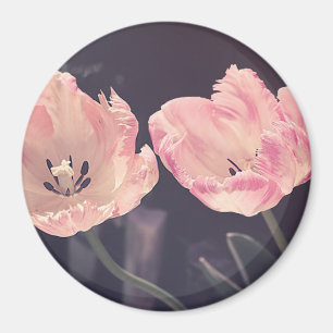 Aimant Tulipes Mignonnes en Fleurs - Personnalisé