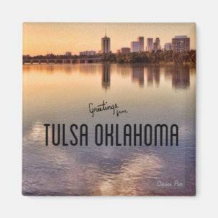 Aimant Tulsa Oklahoma Skyline