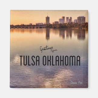 Aimant Tulsa Oklahoma Skyline