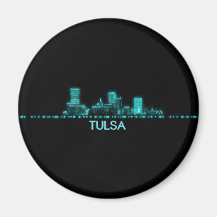 Aimant Tulsa Skyline