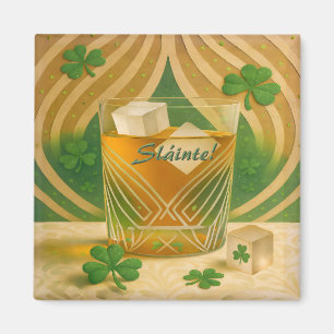 Aimant Tumbler pour Whiskey Irlandais "Sláinte!"