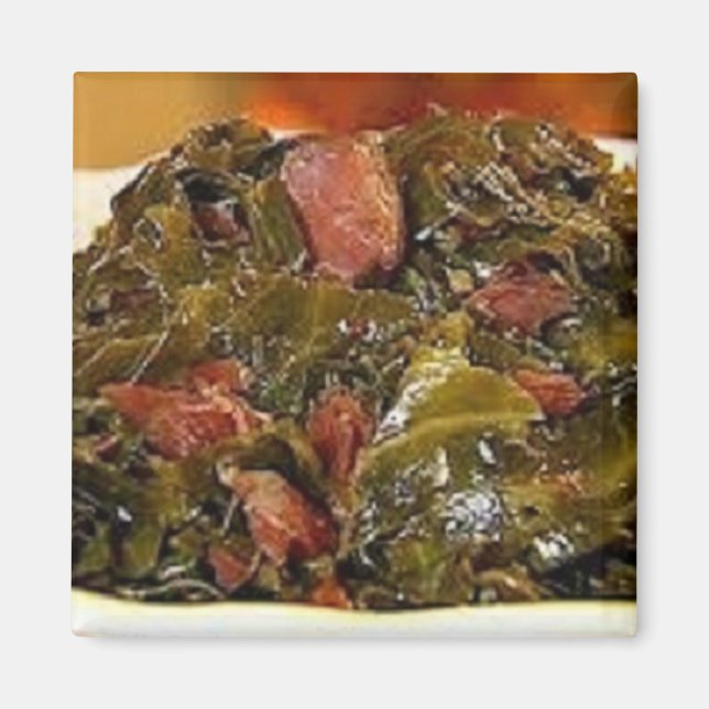 Aimant Turquie fumée Collard Greens (Devant)